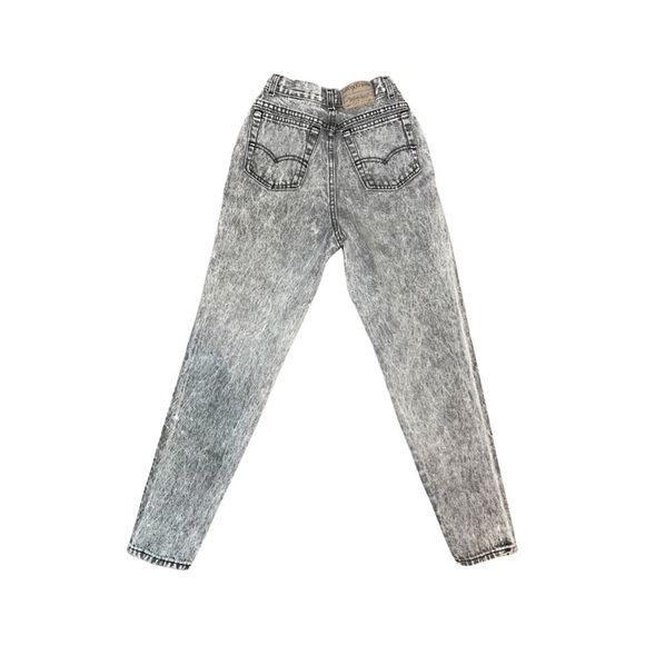 Vintage Levi’s 900 Series Gray Acid Wash Jeans | High Waist Tapered | Rare Sz 5 - Picture 2 of 15